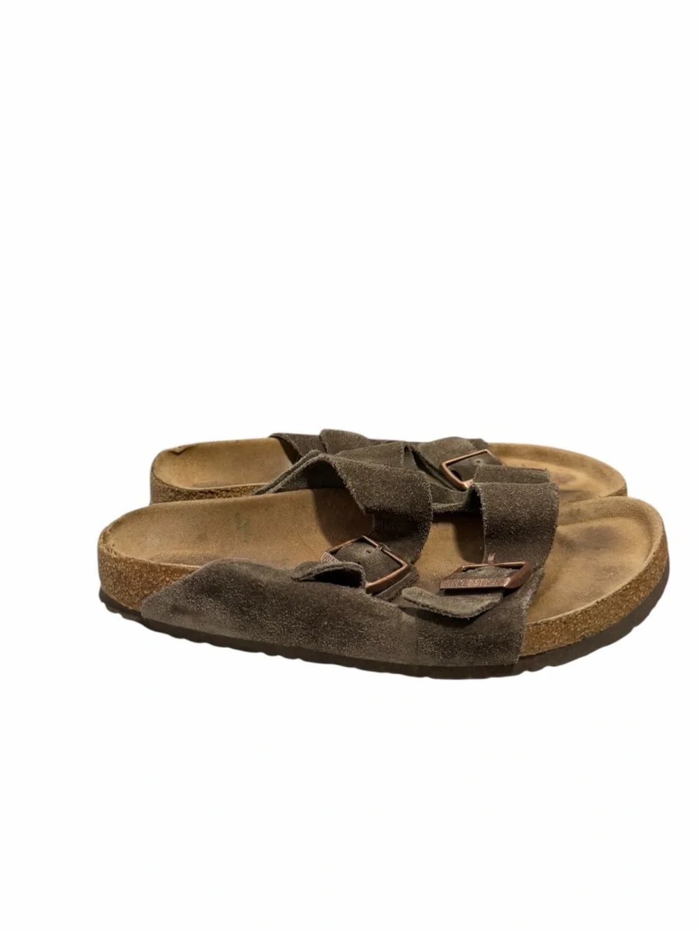 Birkenstock Arizona Brown Suede Sandals